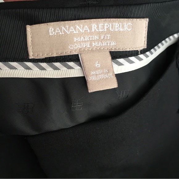 Banana Republic Martin fit lightweight wool straight leg trouser pant sz 6 - Picture 7 of 8